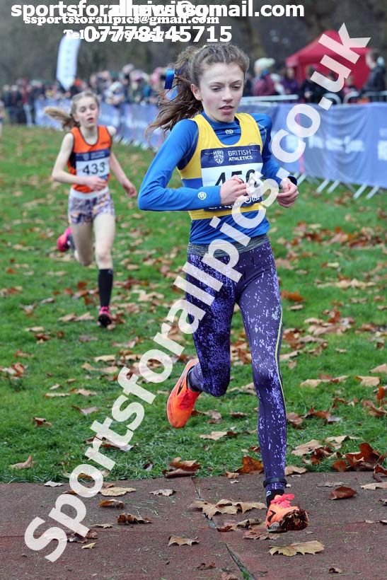 Girls under-15s British Athletics Liverpool Cross Challenge, Sefton Park, Liverpool. Photo:  David T. Hewitson/Sports for All Pics